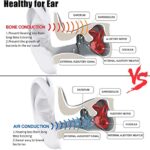 Audífonos conducción ósea personas con baja audición adulto mayor discapacidad auditiva, ayuda auditiva, audífonos especializados problemas auditivos para sordos abuelos, personas mayores, vibración hueso
