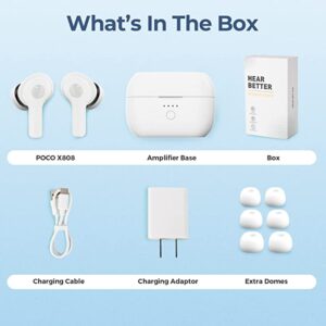 Audífonos amplificador auditivo personas con baja audición adulto mayor discapacidad auditiva, ayuda auditiva, audífonos especializados problemas auditivos para sordos abuelos, personas mayores,audífono recargable