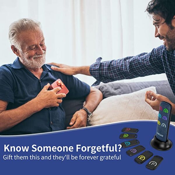 ayuda para encontrar las llaves para personas con discapacidad visual ciegos con sonido alarma sonora control remoto objetos perdidos adultos mayores discapacidad cognitiva