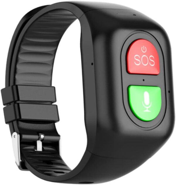 Rastreador GPS Personal tipo pulsera reloj Tracker Botón SOS Llamada Emergencias Adulto Mayor Demencia Discapacidad