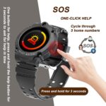 Volga Reloj GPS Rastreador Personal Tracker Botón SOS Llamada Emergencias Adulto Mayor Demencia Discapacidad