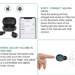 Audífonos Bluetooth recargables, amplificador de sonido Digital de alta potencia para sordera, auriculares para ancianos, audifonos AUDAUD8