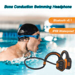 Audífonos conducción ósea IP68 Natación Piscina Nadar terapia agua, memoria Interna 16GB AUDAUD14