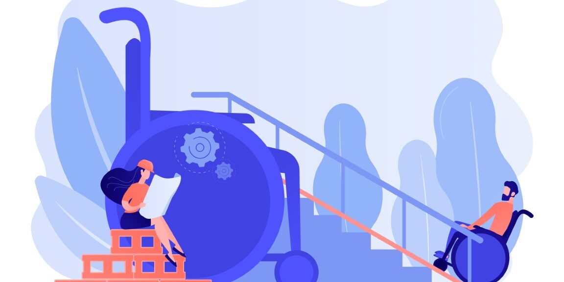 dibujo rampa silla de ruedas