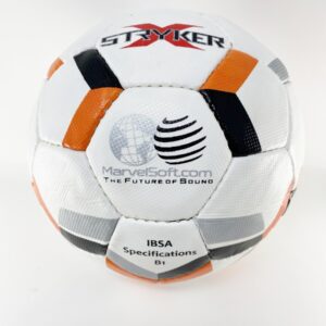 Balón de Fútbol sonoro Stryker Profesional aprobado IBSA tamaño 4 discapacidad visual