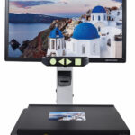 Lupa Digital 20pulgadas magnificador electrónico de escritorio Baja visión Reinecker Videomatic