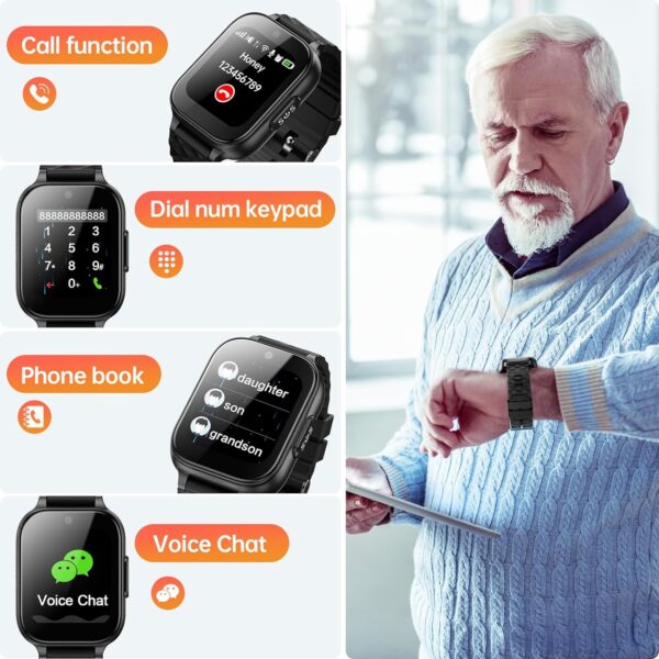 Reloj GPS SOS Emergencia Rastreador 01 Alzheimer adulto mayor demencia Discapacidad