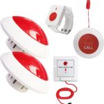 Buscapersonas para cuidadores Sistema de campana de llamada Productos de asistencia para ancianos Sistemas de alerta de vida Botón de llamada para ancianos en el hogar/clínica/institución médica/enfermería