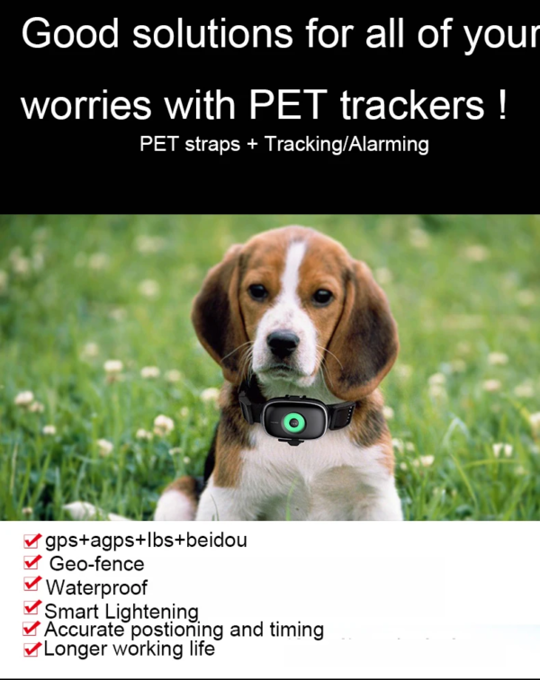 Sistema GPS 08 Rastreador de mascotas perros gatos localizador 4G Satelital