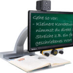Lupa Digital amplificar tablero en clase zoom pantalla16 pulgadas magnificador electrónico de escritorio Baja visión Mezzo 2K
