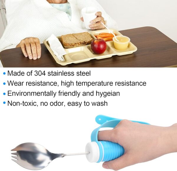 Cuchara y tenedor Accesible Discapacidad Adulto Mayor terapia ocupacional,Parkinson,artritis,discapacidad Ayuda para comer