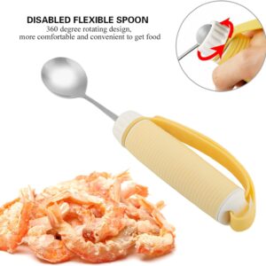 Cuchara Angulo ajustable,peso,correa Discapacidad Adulto Mayor terapia ocupacional,Parkinson,artritis, Ayuda para comer