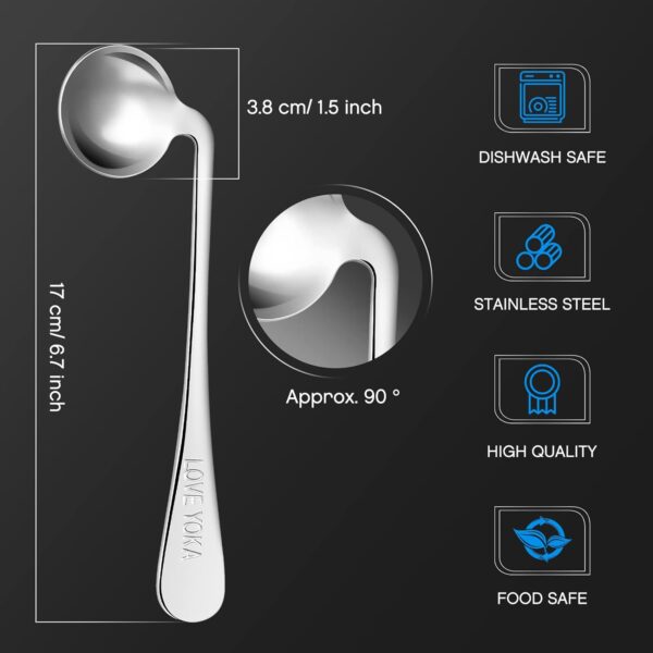 Kit 2 cucharas diseño curvo Discapacidad Adulto Mayor terapia ocupacional,Parkinson,artritis, Ayuda para comer