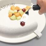 Borde alto para platos ayuda a comer sin regar discapacidad adulto mayor Parkinson demencia pacientes temblores