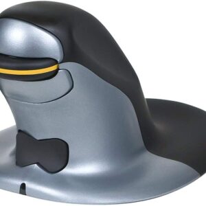 Mouse Posturite Penguin - Mouse ergonómico ambidiestro con cable