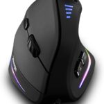 Mouse Zelotes Ratón vertical con Joystick y 11 botones programables Discapacidad accesibilidad