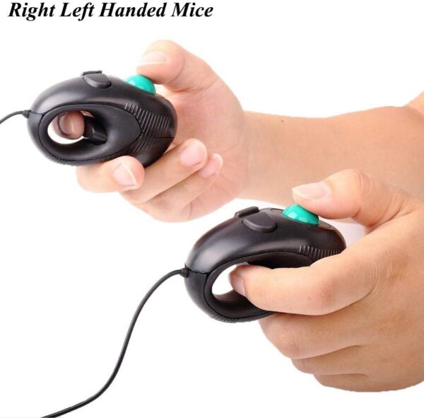 Mouse de mano mini TrackBall accesible con cable USB Discapacidad accesibilidad