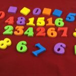 Números Magnéticos con Braille en relieve estudiantes ciegos aprender braille