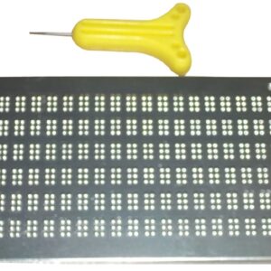 Pizarra Braille 6x19 para notas rápidas en aluminio discapacidad visual Ciegos