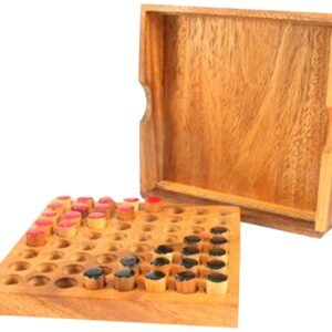 Juego de Damas Chinas Con relieve Kit viajero para personas con Baja visión ciegos