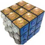 Cubo Rubik con texturas en relieve para personas con Baja visión ciegos