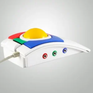 Mouse SAM – Trackball con conectores para pulsadores - Discapacidad Física Parálisis cerebral Autismo