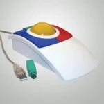 Mouse SAM – Trackball con conectores para pulsadores - Discapacidad Física Parálisis cerebral Autismo