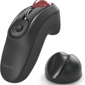 Mouse de mano ELECOM Relacon Trackball, mouse ergonómico Bluetooth, 10 botones Discapacidad accesibilidad