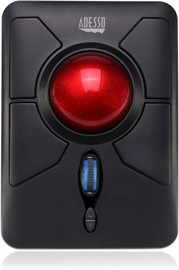 Mouse Trackball ergonómico ADESSO iMouse T50 Inalambrico 7 botones Discapacidad accesibilidad