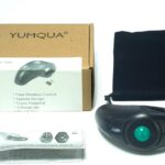 Mouse TrackBall de mano YUMQUA Y-10W inalámbrico 2.4 GHz Discapacidad accesibilidad