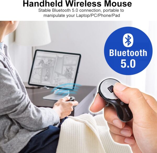 Mouse de anillo SANWA Bluetooth recargable Discapacidad accesibilidad