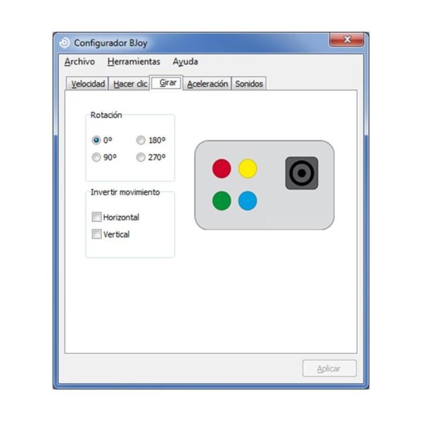 Mouse BJOY STICK-C Control por Joystick y botones grandes para personas con espasticidad Discapacidad accesibilidad