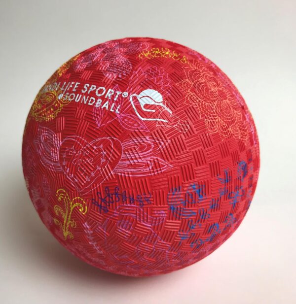 Balón pelota pequeña sonora inflable sonora terapia recreación rehabilitación niños adulto mayor deporte adaptado