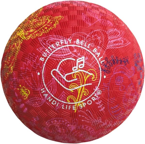 Balón pelota pequeña sonora inflable sonora terapia recreación rehabilitación niños adulto mayor deporte adaptado